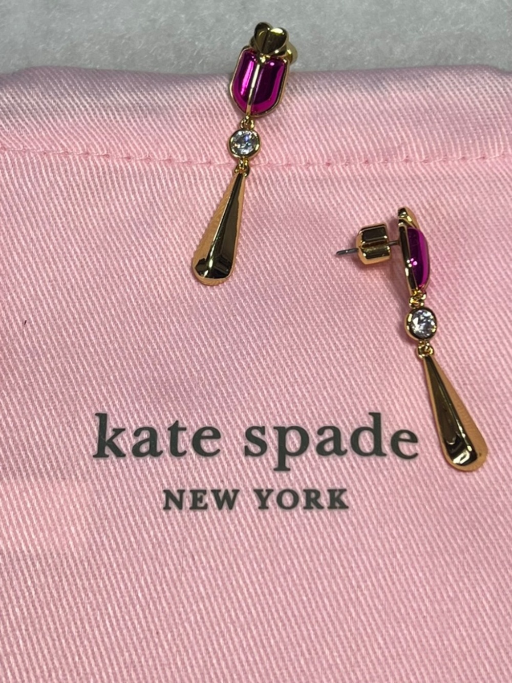 Kate Spade Ladybug Teardrop Earrings